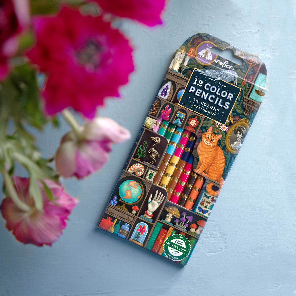 Alchemist's Cabinet Double Sided Pencils | Eeboo