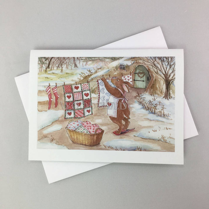 Rebecca's Hearts Notecard | Woodfield Press – English Country Market