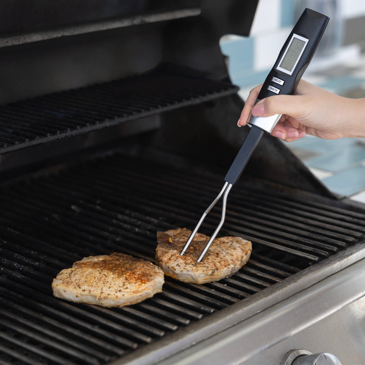 Outset Grill Fork Digital Meat Thermometer | Fox Run Brands