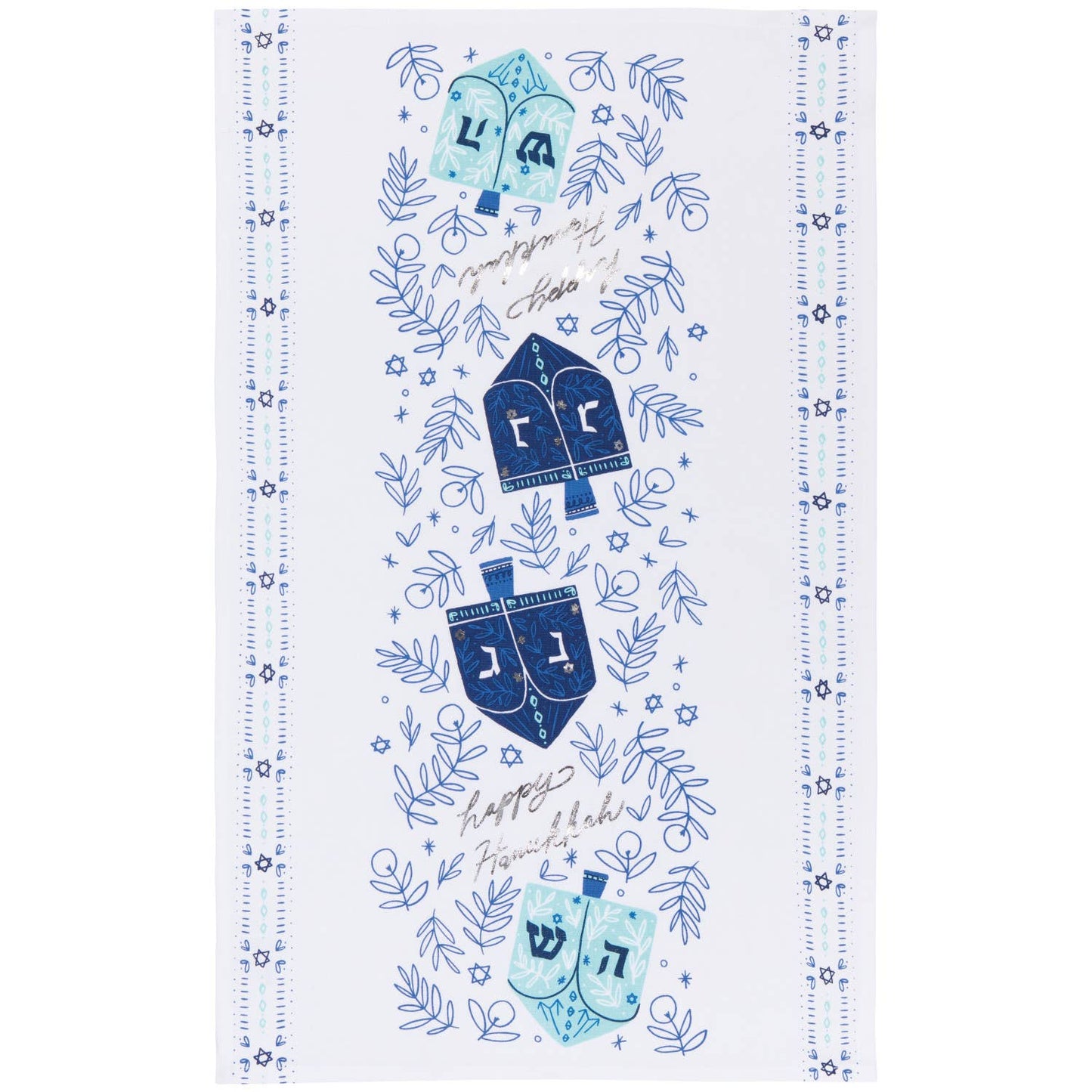 Dreidels Hanukkah Towel | Danica