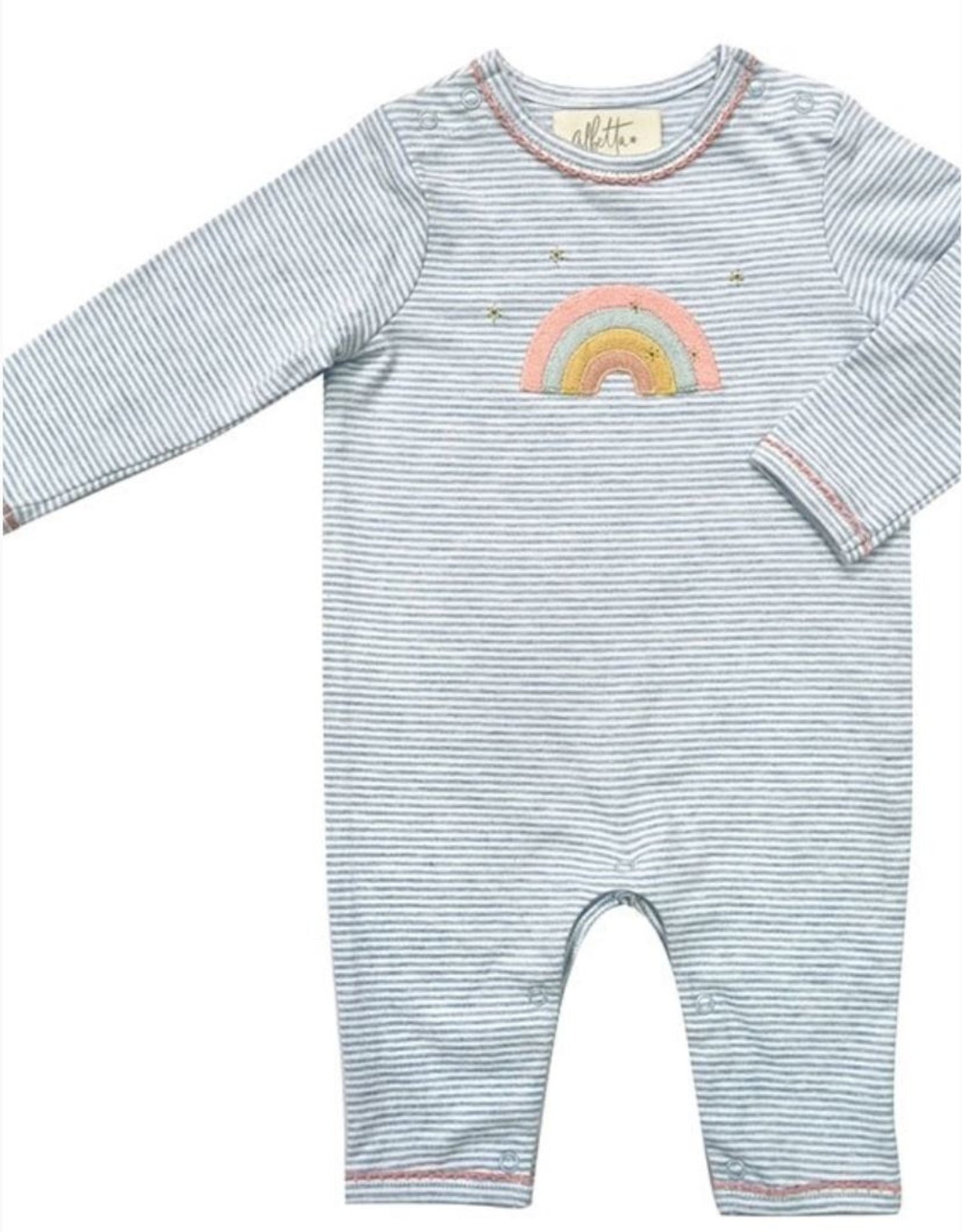 Rainbow Applique Romper | Albetta