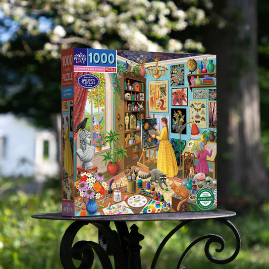 Alchemist's Art Studio Puzzle (1000pc) | Eeboo