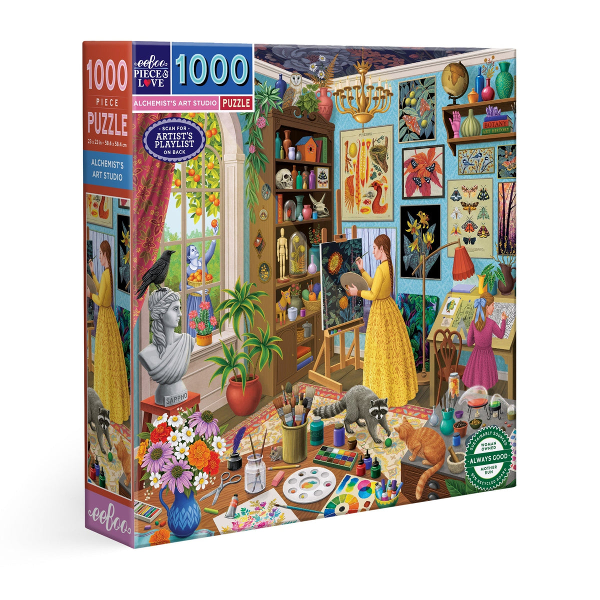 Alchemist's Art Studio Puzzle (1000pc) | Eeboo