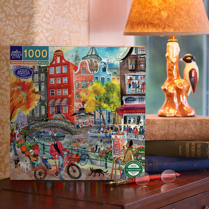 Artists in Amsterdam Puzzle (1000pc| Eeboo