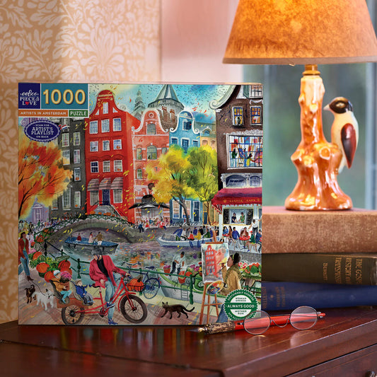 Artists in Amsterdam Puzzle (1000pc| Eeboo