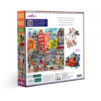 Artists in Amsterdam Puzzle (1000pc| Eeboo