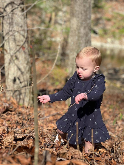 Navy Bears Aswen Dress | Ettie + H
