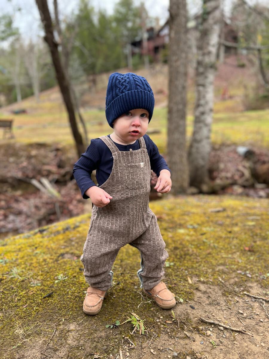 Aynor Navy Henley Bodysuit | Me & Henry