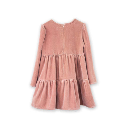 Holly Dress - Blush Velvet | Beet World