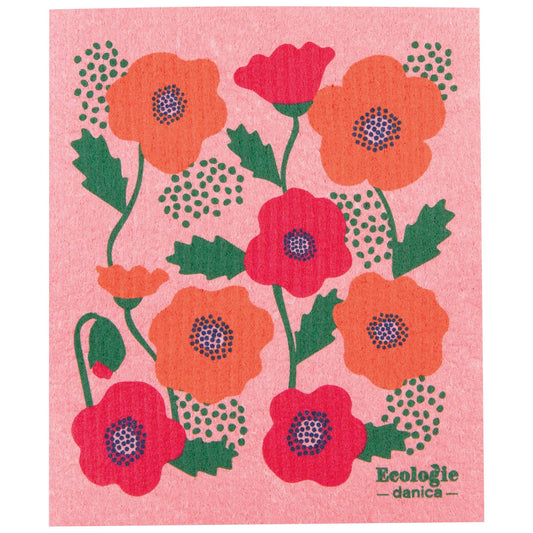 Poppy Swedish Dishcloth | Ecologie