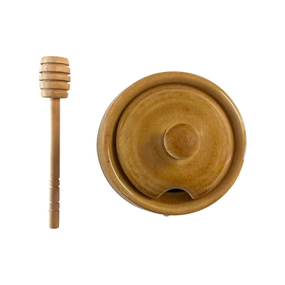 Ceramic Honey Jar and Dipper | Fox Run Brands