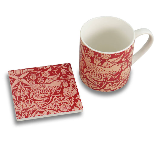 Individual Ceramic Coaster - William Morris | Half Moon Bay By Design
