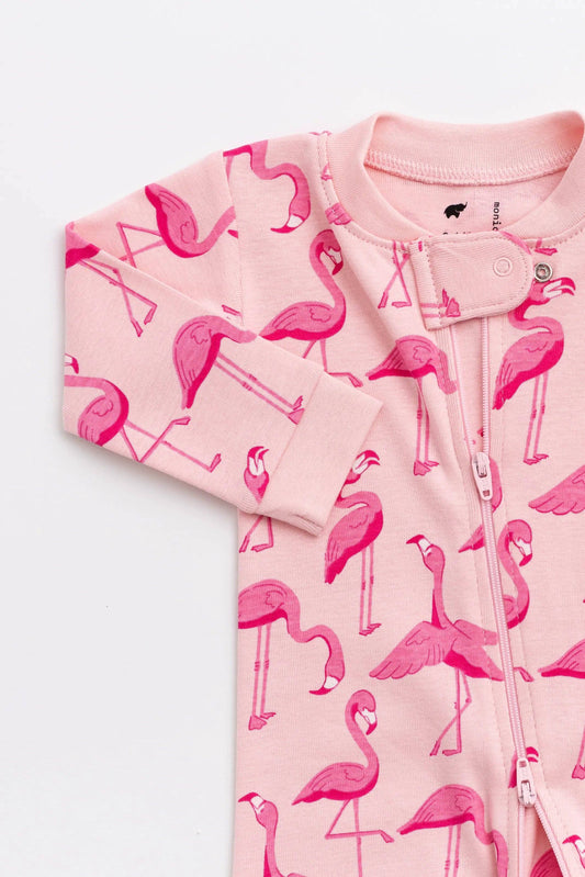 Pink Flamingo Romper | Monica + Andy