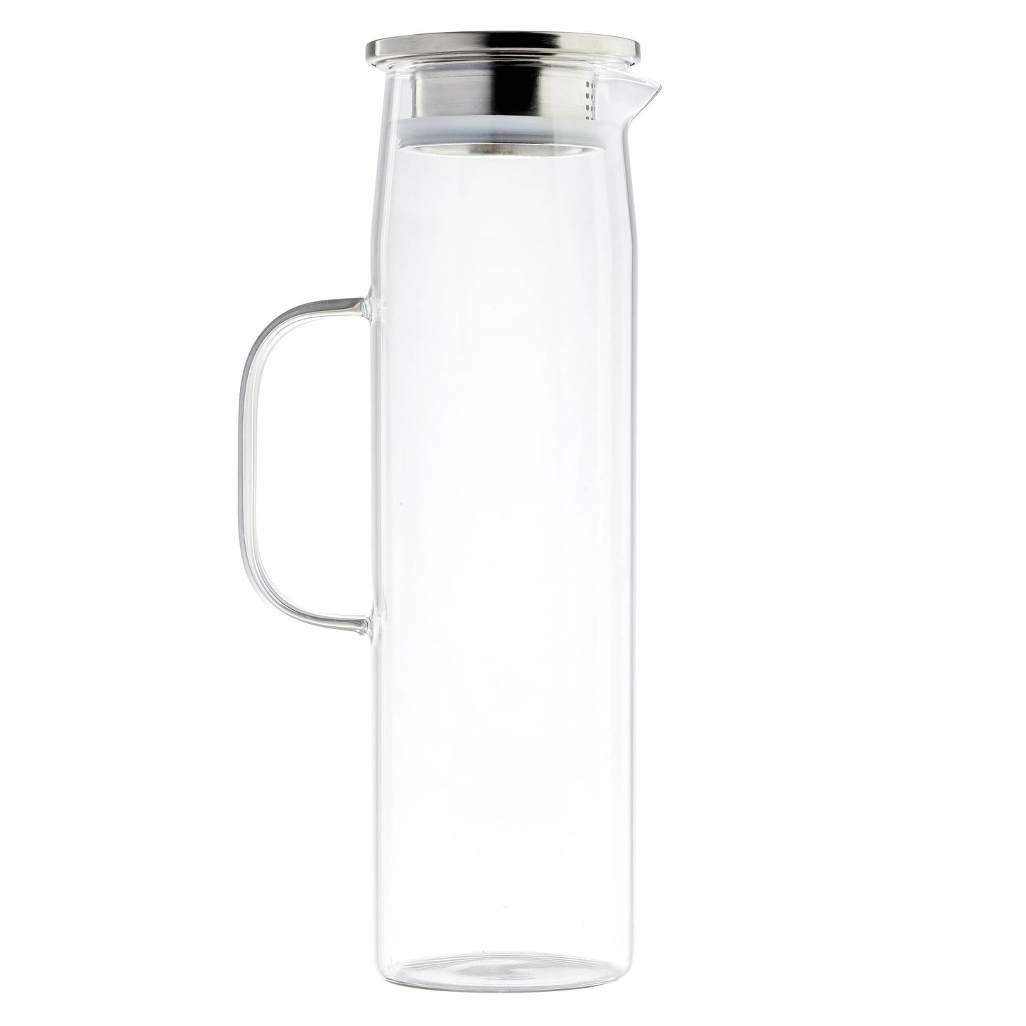 50 oz Glass Pitcher w/ Stainless Lid | TableCraft