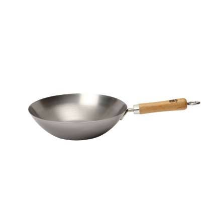 Wok Star 10.5" Carbon Steel Wok | Dexam UK