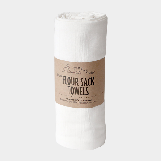 Organic Cotton Flour Sack Towels (Set of 4) | Breadtopia