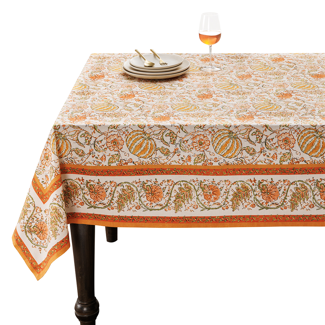 Pumpkin Spice Tablecloth | Maison d'Hermine