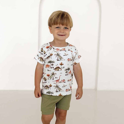 Dino Organic T-Shirt | Snuggle Hunny