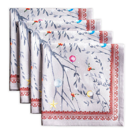 Fairy Christmas Cotton Napkins Set | Maison d'Hermine
