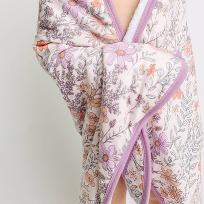 Flora Premium Baby Knit Hooded Towel | Copper Pearl