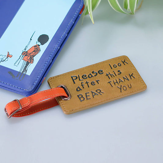 Paddington Luggage Bag Tag (Look After This Bear) | Half Moon Bay By Design