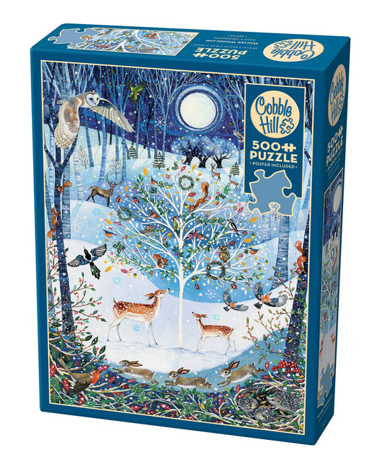 Winter Woodland - 500pc Puzzle | Cobble Hill Puzzles