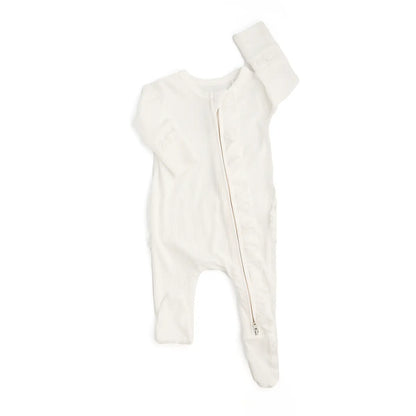 Charlie Ribbed Ruffle Romper | Gigi & Max