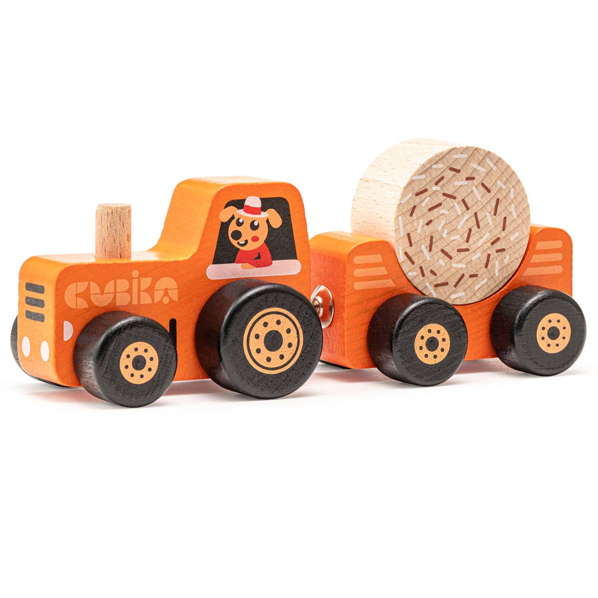 Cubika Wooden Toy Tractor | Toysmith