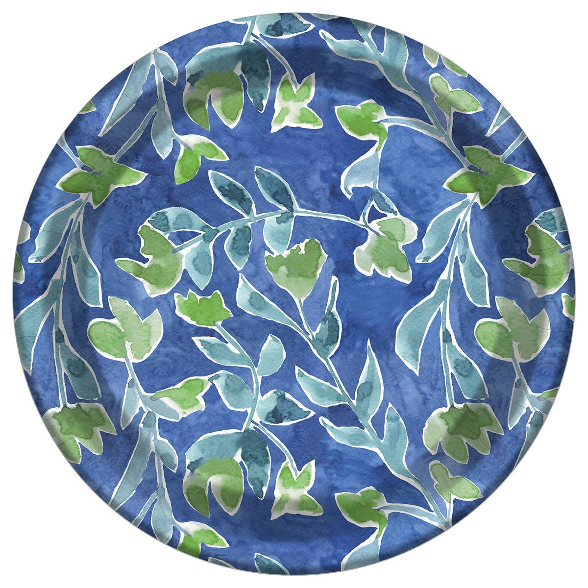 Azure & Ivy Blue Paper Plates | Boston International