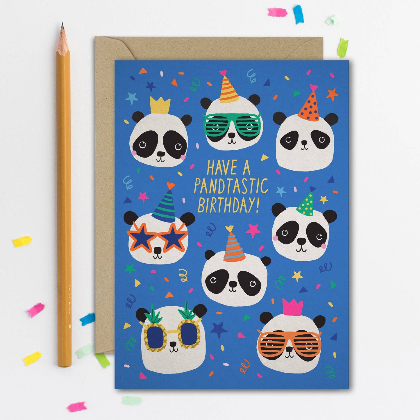 Party Pandas Children's Birthday Card | Mifkins