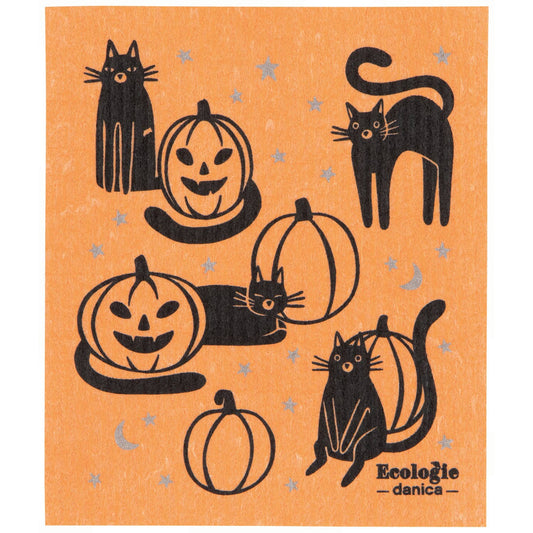 Purranormal Activity Halloween Swedish Dishcloth | Ecologie