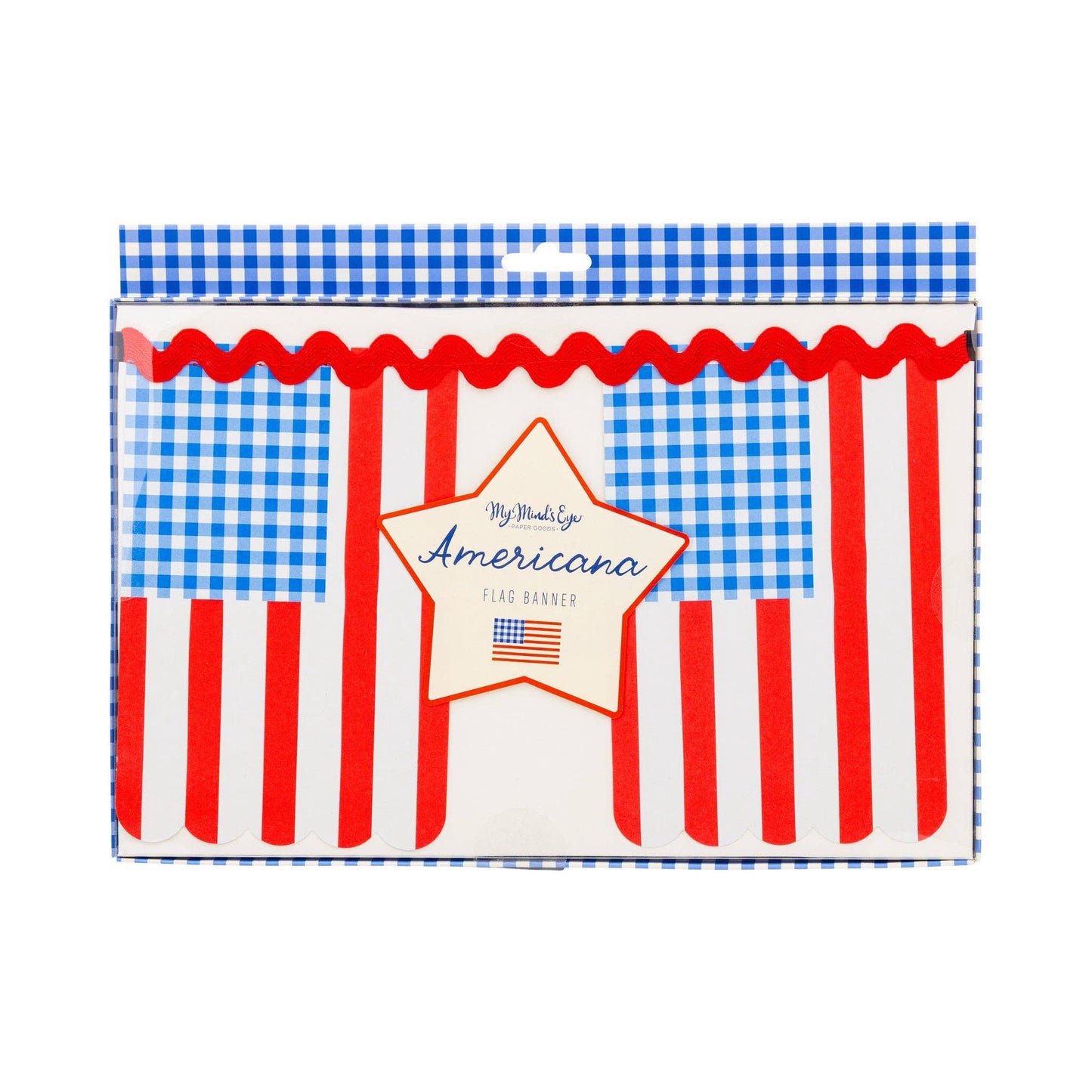 Gingham Flag Banner | My Mind's Eye