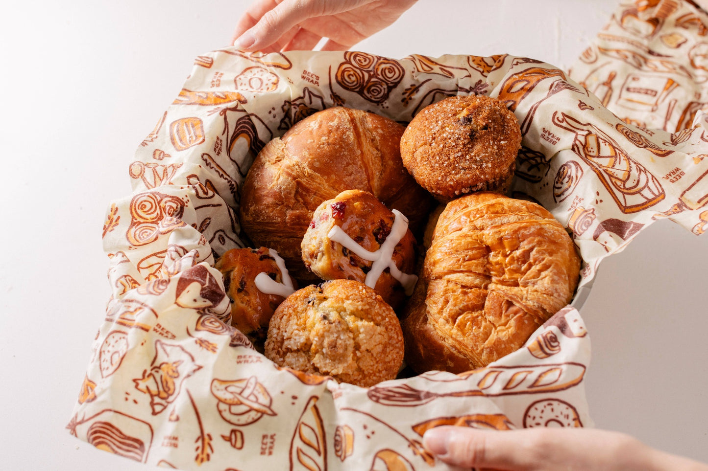 Bakery Lane Print Reusable Bread Wrap | Bee's Wrap