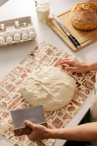 Bakery Lane Print Reusable Bread Wrap | Bee's Wrap