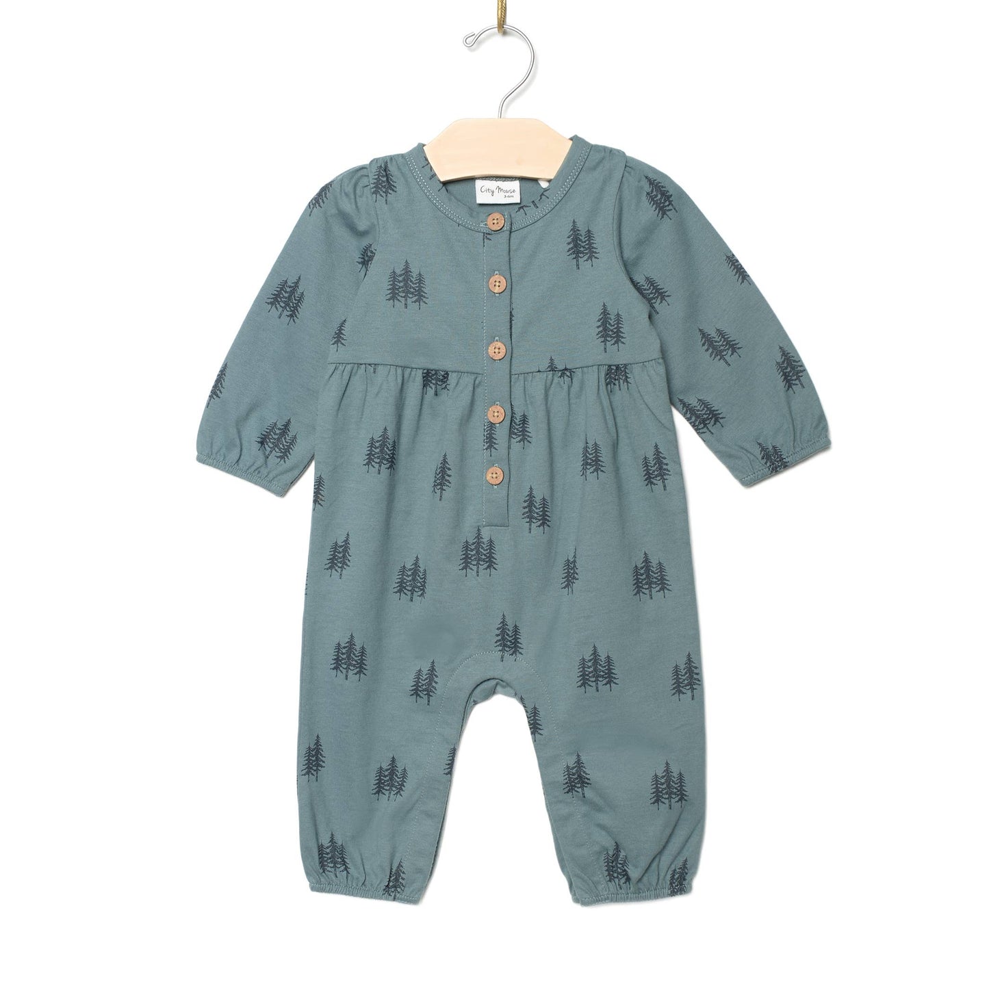 Twilight Forest Henley Romper | City Mouse Studio