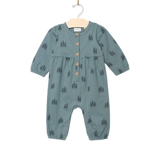 Twilight Forest Henley Romper | City Mouse Studio