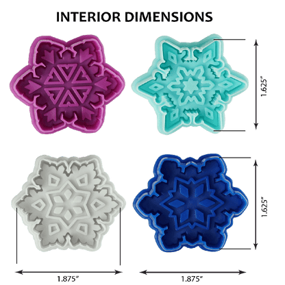 Snowflake Pastry & Cookie Stampers | R&M International