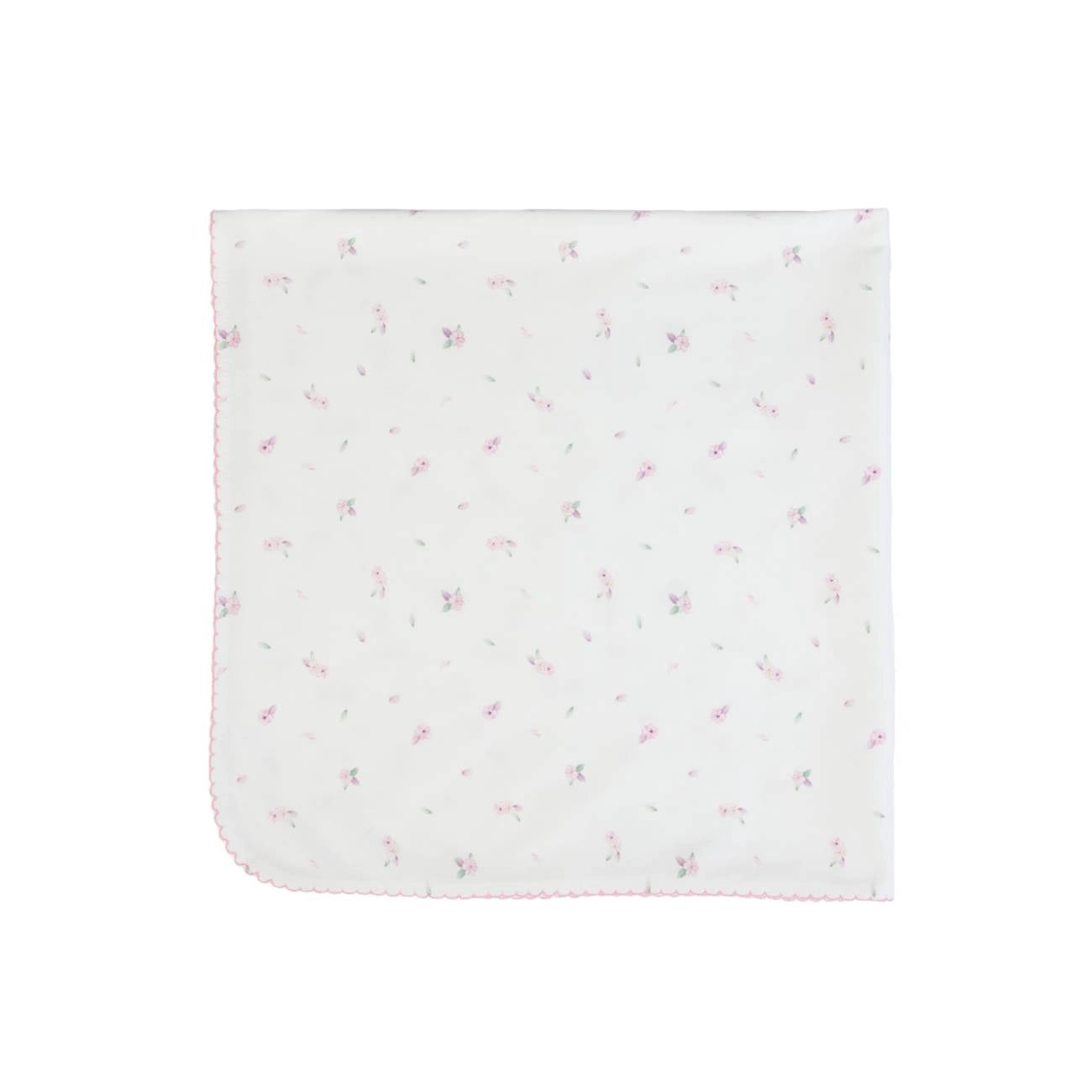 Organic Pink Floral Blanket | FS Baby