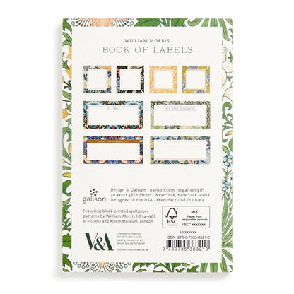 William Morris Label Book | Galison