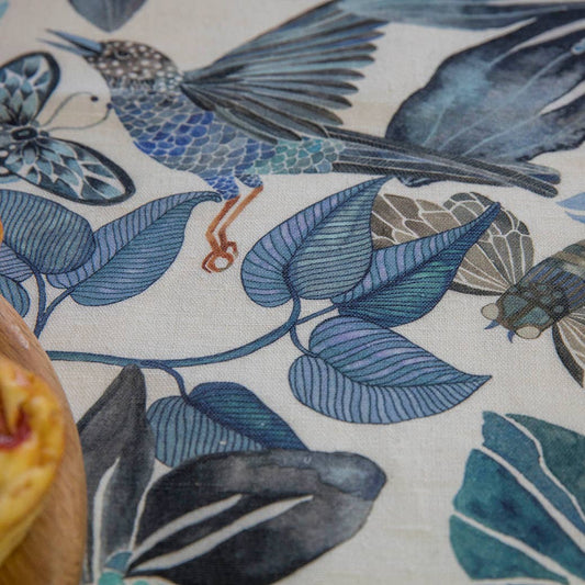 Blues Tablecloth 98x57” | Nanja Wedin Design