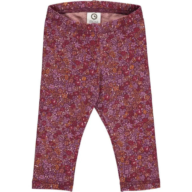 Petit Blossom Legging Berry Red | Müsli by Green Cotton