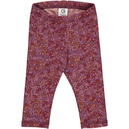Petit Blossom Legging Berry Red | Müsli by Green Cotton