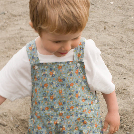 Cottage Floral Short Overalls | Beet World
