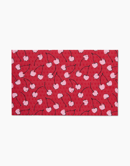 Valentines Fruit Cherry Not Paper Towel Set | Geometry