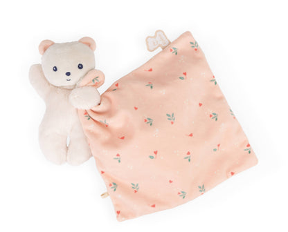 Comforting Peach Bear Blanket - Doudou | Janod