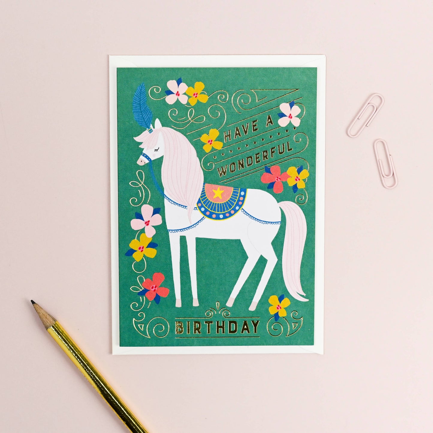 Circus Horse Kid's Birthday Card | Mifkins