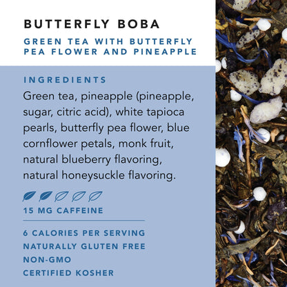 Boba Tea Butterfly Sachets | Pinky Up