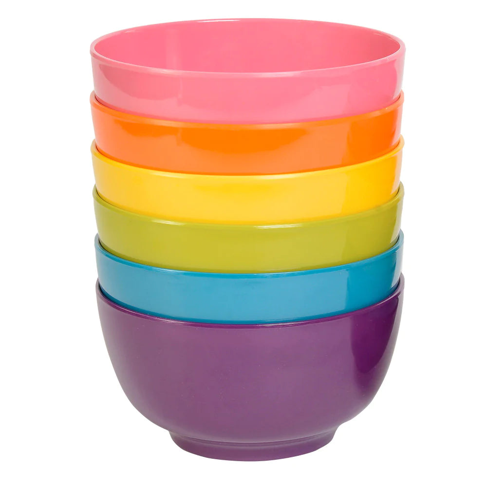 Set of 6 Small Bowls 22 oz (Various Colors) | French Bull