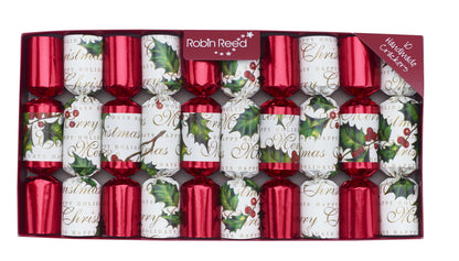 Bows & Berries Christmas Crackers (Novelty) | Robin Reed