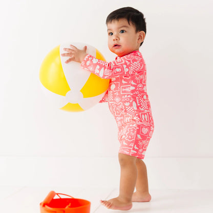 Long Sleeve Rash Guard Shortie | Brave Little Ones